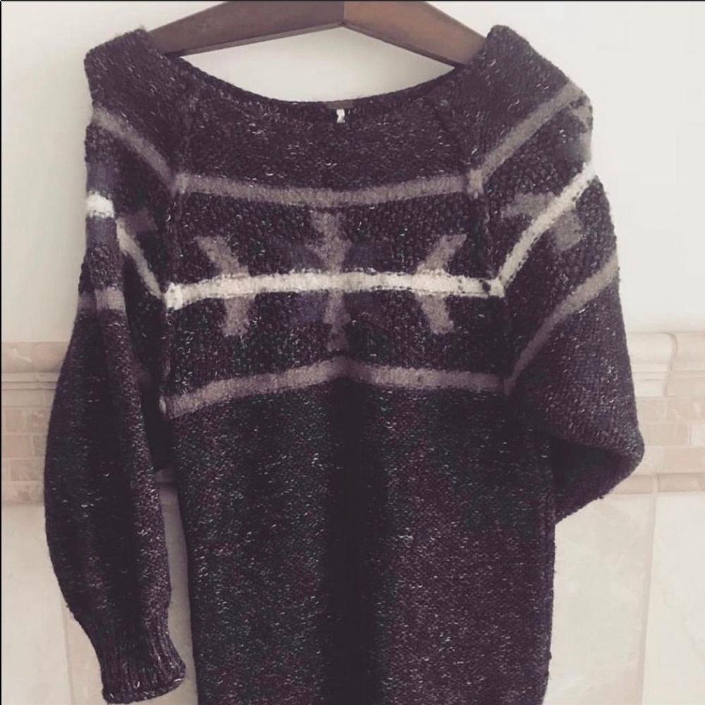 Free people cozy knit sweater